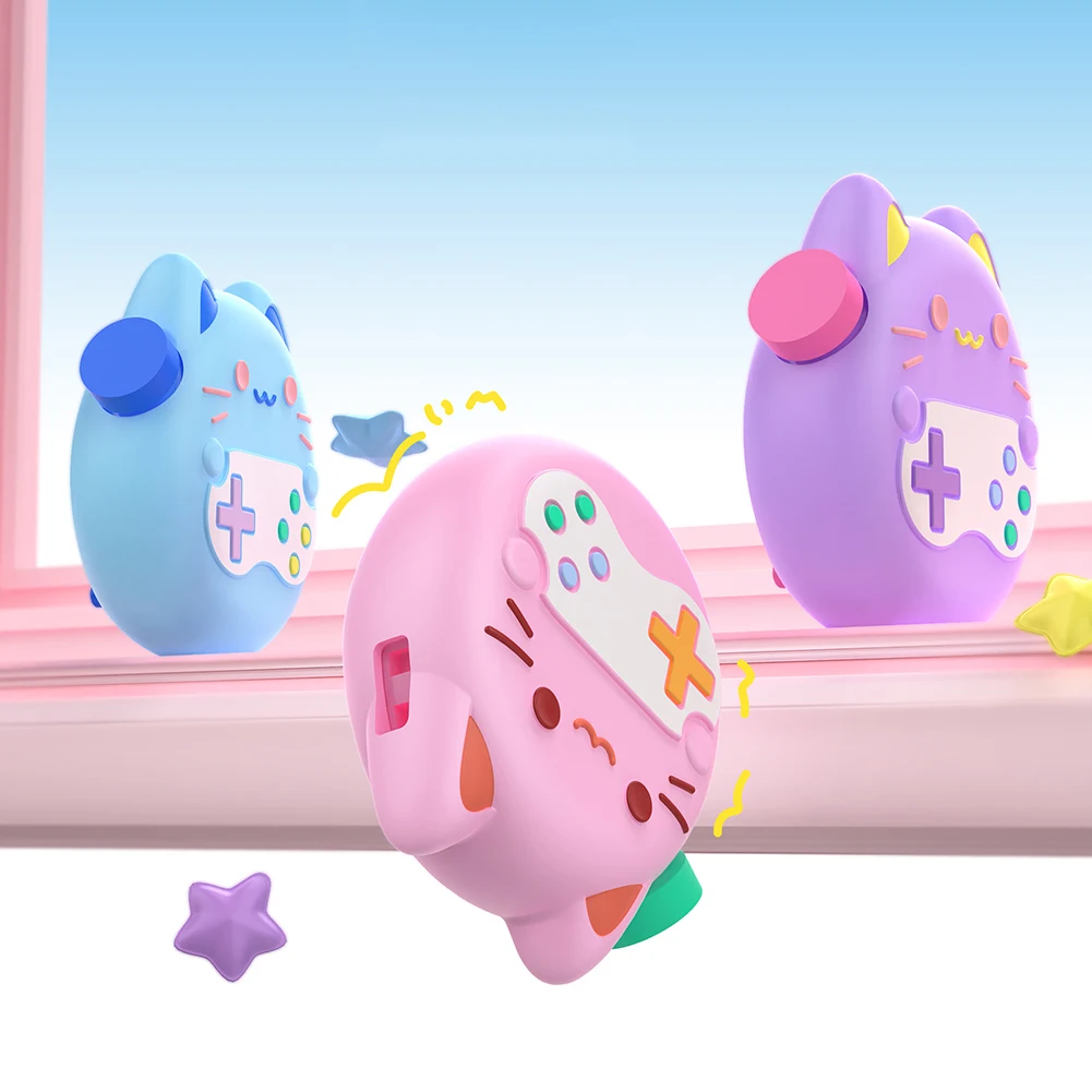حقيبة حمل مضادة للانزلاق لـ Tamagotchi Paradise غطاء حماية لطيف من السيليكون السائل لوحدة التحكم في الألعاب غطاء ناعم مقاوم للسقوط