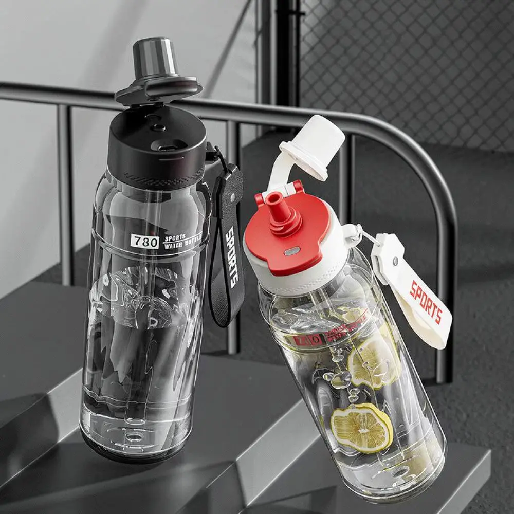 Fitness Cycling Sports Bottle Portable Kettle Heat Resistant Plastic Drinking Cup Leakproof Jug For Outdoor Student Gym Workout