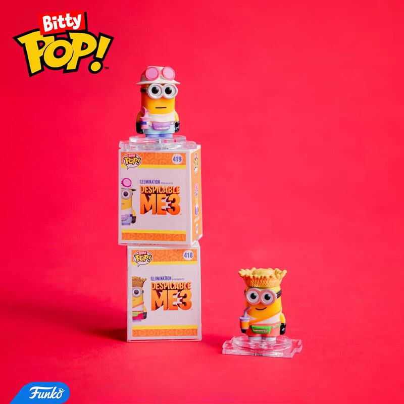 4pcs Funko Pop Blind Box Minion Mambo Figure Despicable Me Gru Edith Margo Series Blind Box Action Figurine Children Toy Gift