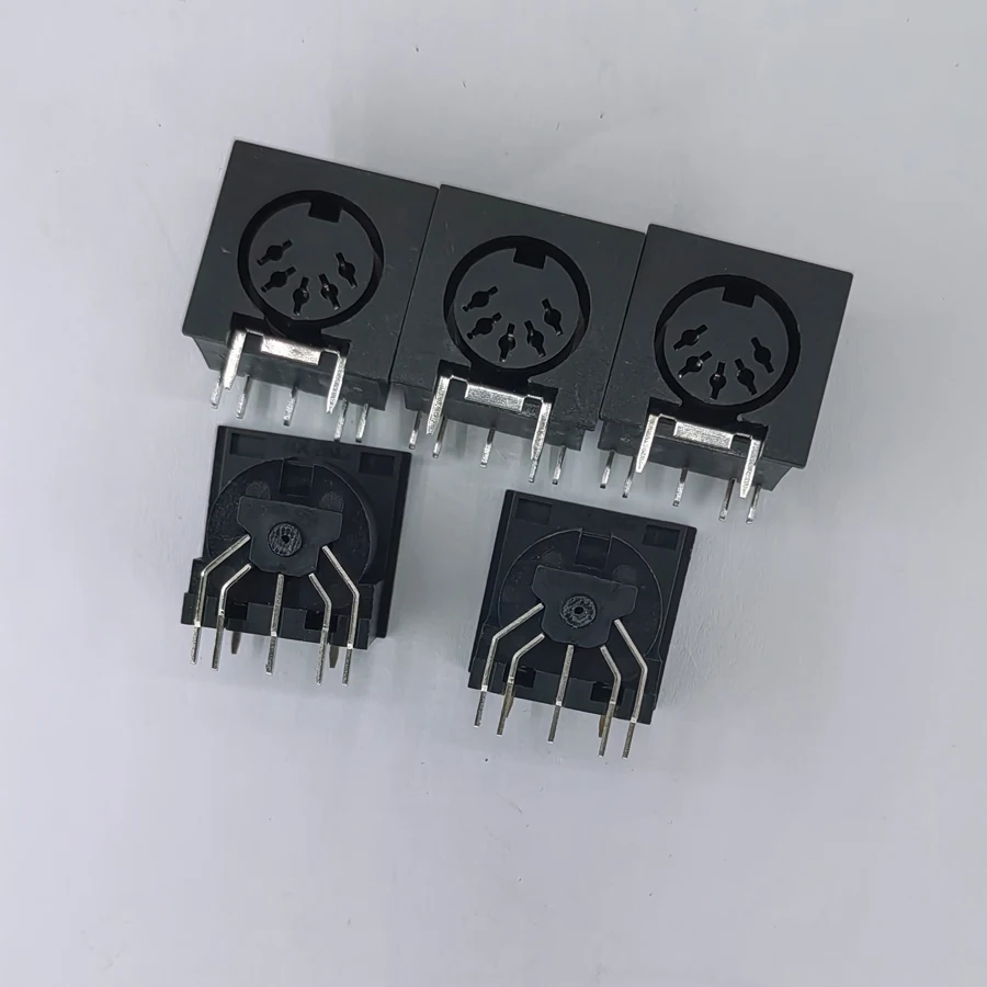 50PCS/Lot Big S Terminal DIN5 DIN Female Jack/Socket Connector 5PIN/5P DS-5-01 PCB Panel Mount