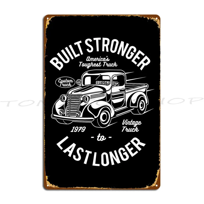 Gangster Criminal Syndicate Built Stronger  Metal Sign Mural Bar Funny Wall Decor Printing  Tin Sign Poster