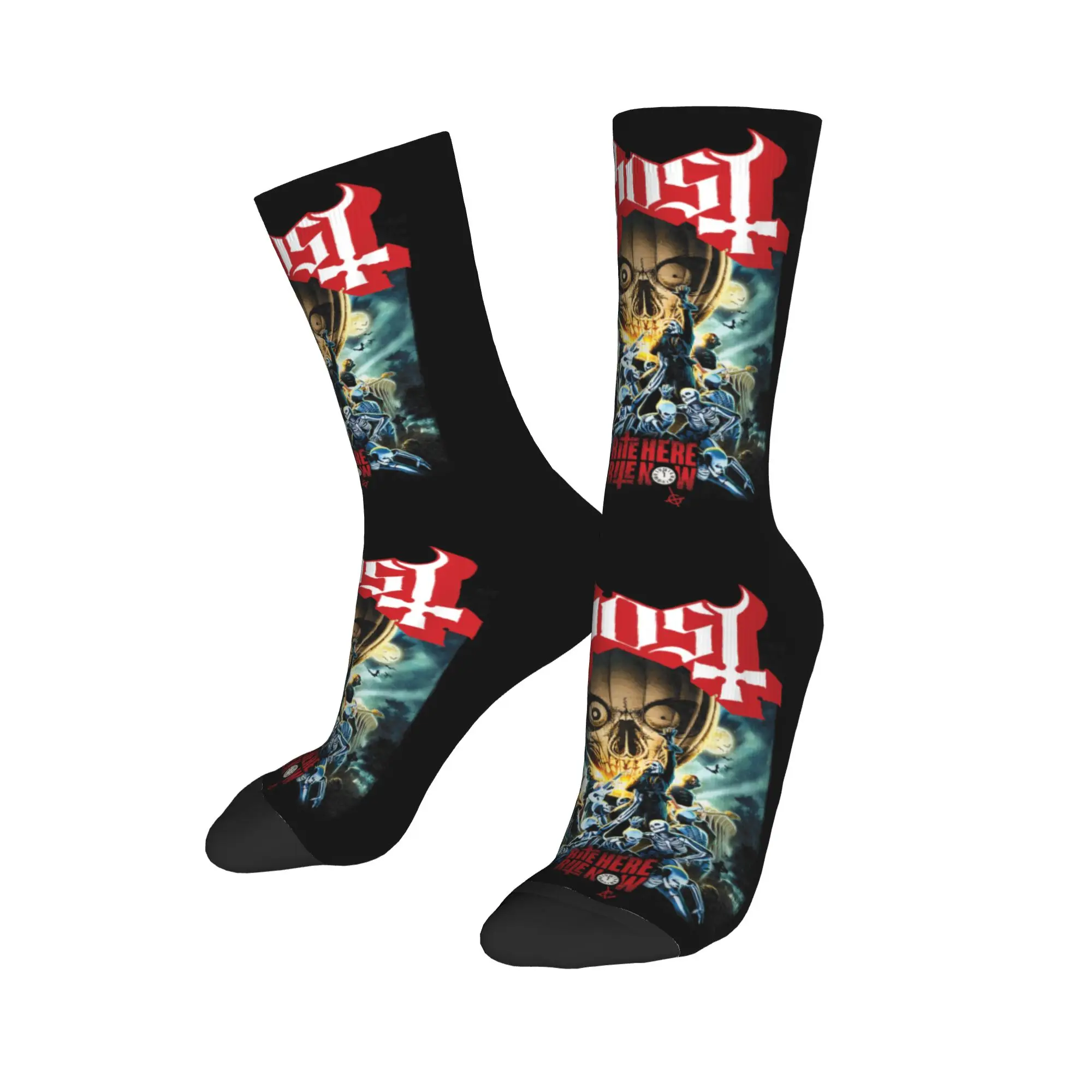 Swedish Rock Band Horror Ghost Dress Socks Men Women Warm Breathbale Warm  Crew Socks