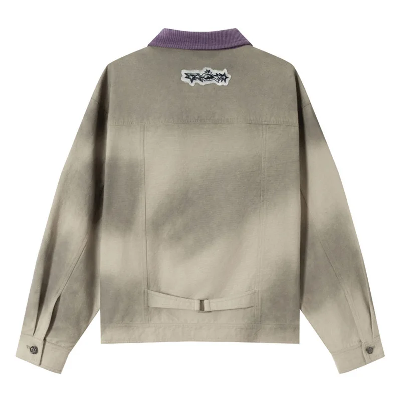 Vintage Hip Hip Cargo Jackets Coats Streetwear Harakuju Outwear Tops For Male Spring Autumn