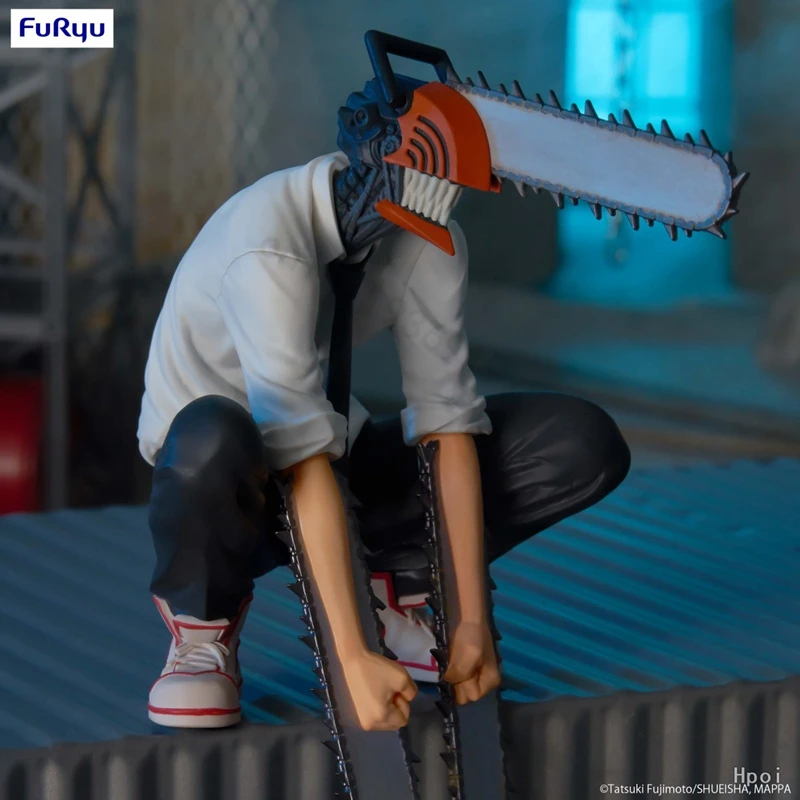 Anime Chainsaw Man Power Denji 14cm PVC Action Figure Model Noodle Stopper Collectible Toy for Adult Desk Decoration Cute Gift view 3