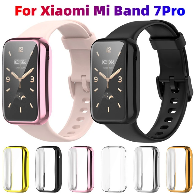 Case for Xiaomi Mi Band 7 Pro Screen Protector Soft TPU Smartwatch Accessories MiBand7Pro Protective Shell for Xiaomi Band 7 Pro
