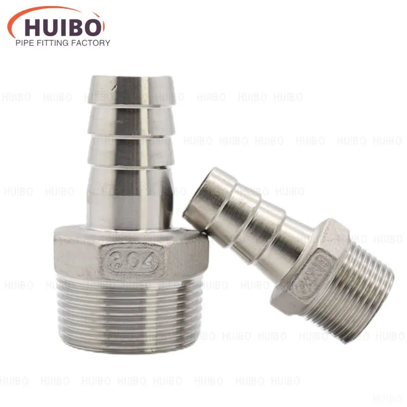 Hose Barb Connector 304 Stainless Steel 1/8