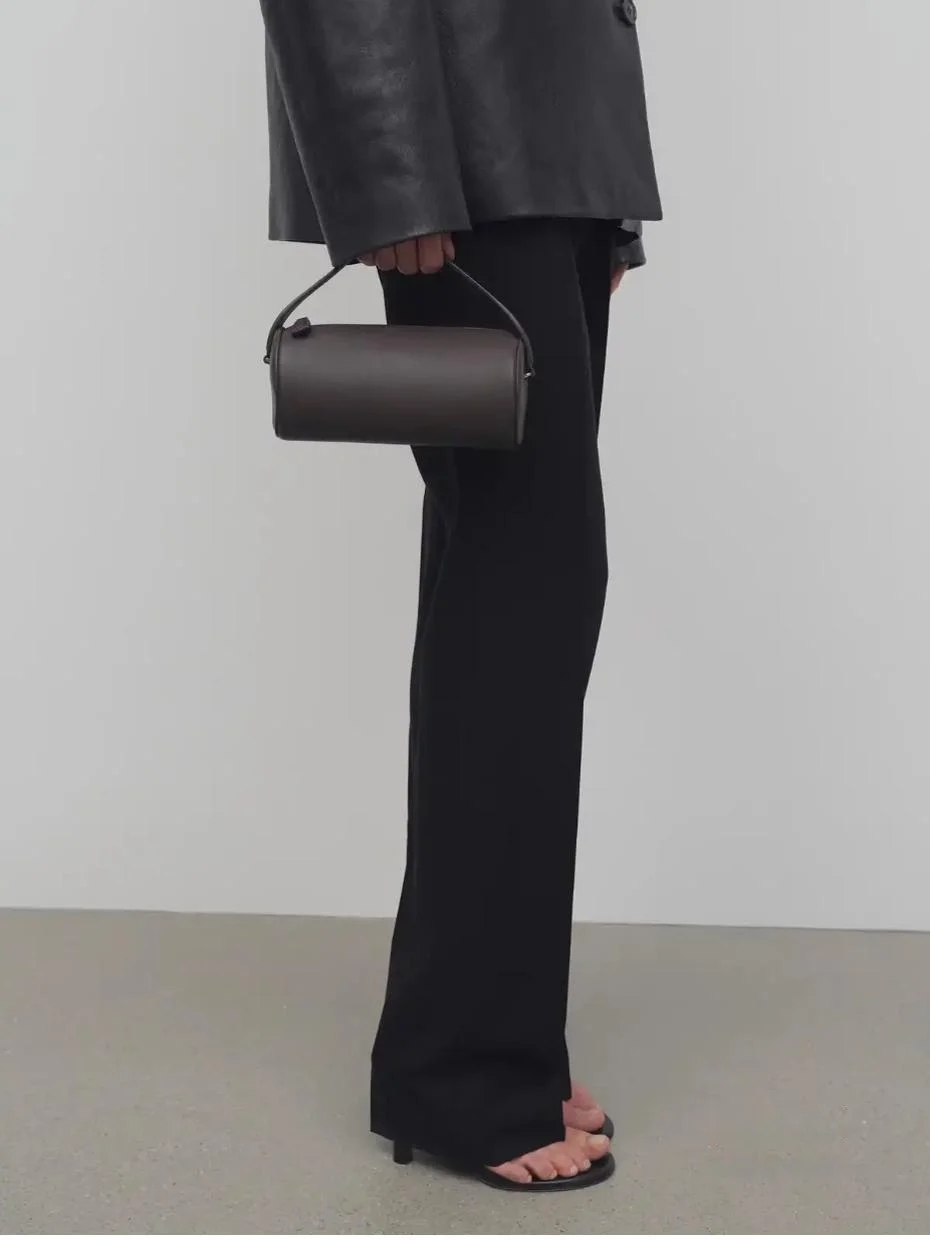 

Мягкий пенал из овчины, сумка-цилиндр, повседневная шикарная женская сумка, JOCH, осень-зима, новые товары из моственной кожи