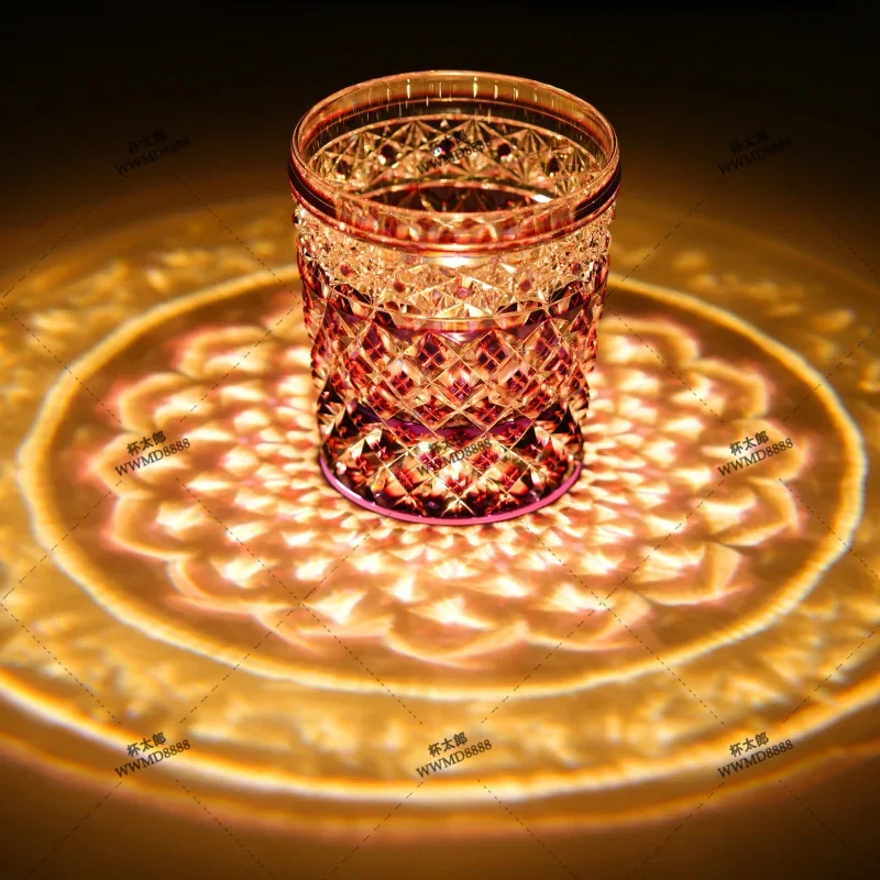 Personalized Whisky Glass Old Fashioned Glasses Whisky an array of stars Glass Vintage Colored Glassware for Party Wedding
