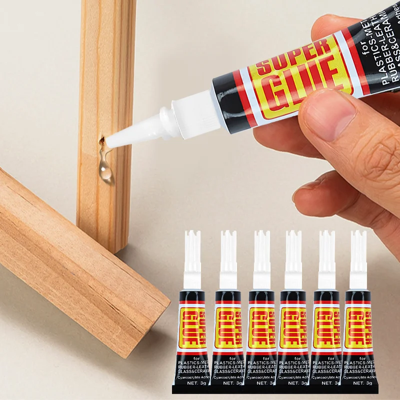 Strong Glue Quick Drying Glue Strong Universal Adhesive Instant Adhesive for Metal Plastic Glass Leather Wood Ceramics Acrylic