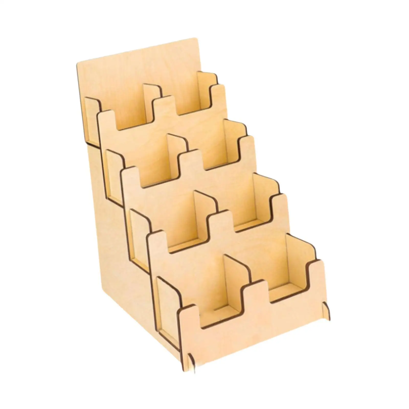 Greeting Cards Display Stand 4 Tier for Retail Counter Coasters Bookstore