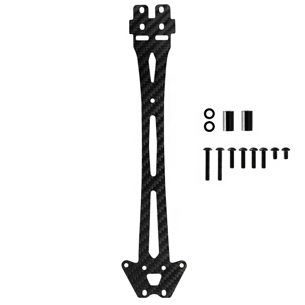 Fibra De Carbono Segundo Piso Placa para Tamiya RC Car, Peças de Atualização, Acessórios, TT01, TT-01, 1/10