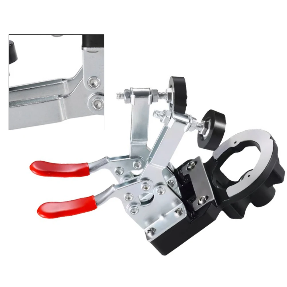 35 مللي متر خزانة مخفية الباب المفصلي تصاعد تهزهز ثقب الحفر دليل محدد مع تركيبات النجارة ثقب فتاحة أدوات كابينة الباب #3