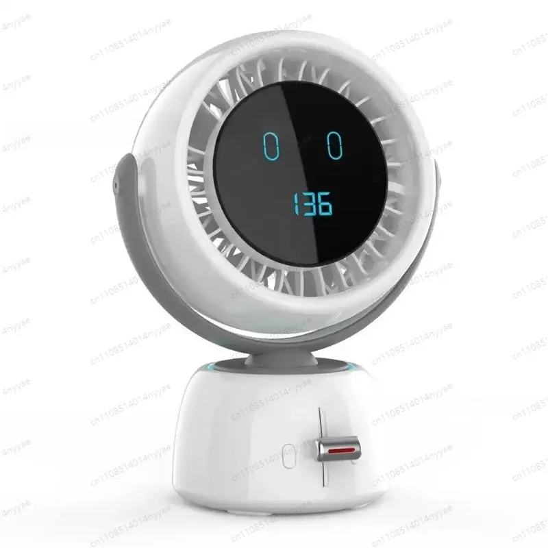 AI Face Tracking Mini Fan Smart Digital Display Portable Personal Cooling Fan for Outdoor Travel