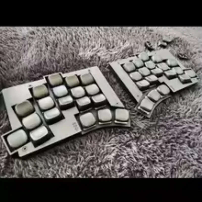 

TOTEM 38key Kailh Choc V1 SplitKeyboard Kit Custo mdual mode Bluetooth Hot Swap ZMK Ergonomics 3D Split Mechanical Keyboard