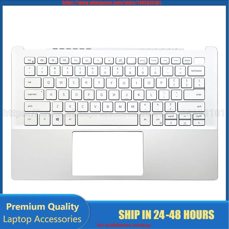 For Dell Inspiron 5000 5391 5390 Palmrest Upper Case Top Cover with Keyboard Bezel C Shell Replacement