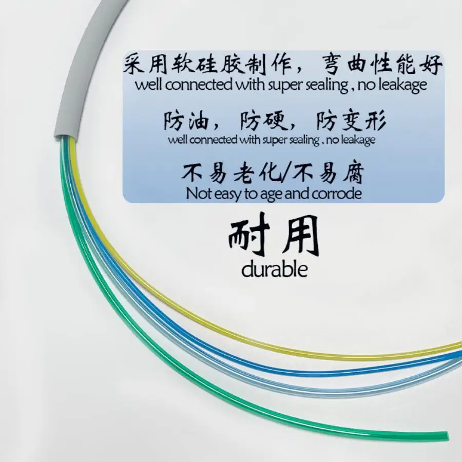 

4 Holes Dental Handpiece Tube metal joint High Quality Hose connector Dental High Speed Water Pipe accessories tools parts