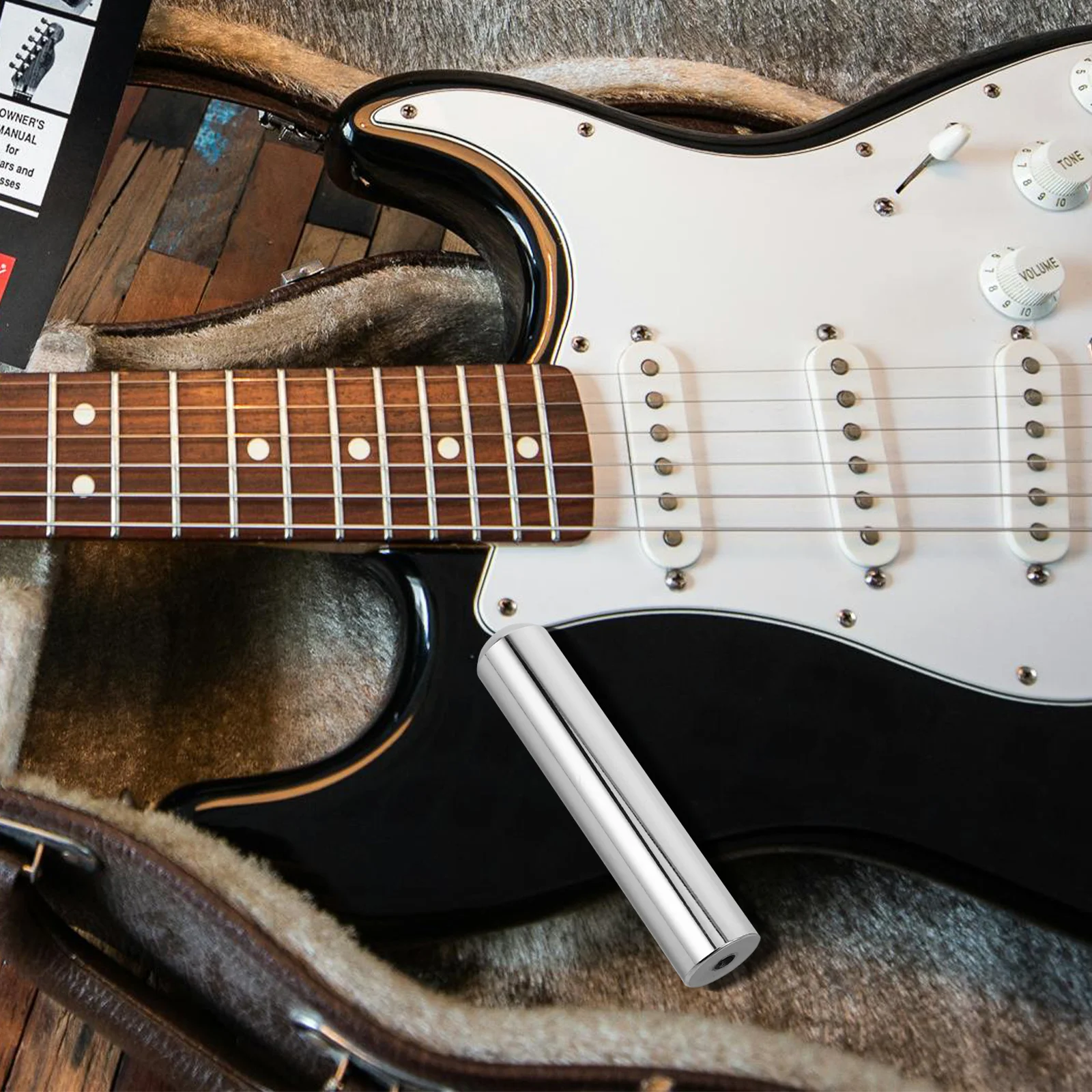 معدن كهربائي فضي اللون بار ل القيثارة الصوتية باس أجزاء الغيتار أداة الغيتار الإبهام يختار أداة ملحق