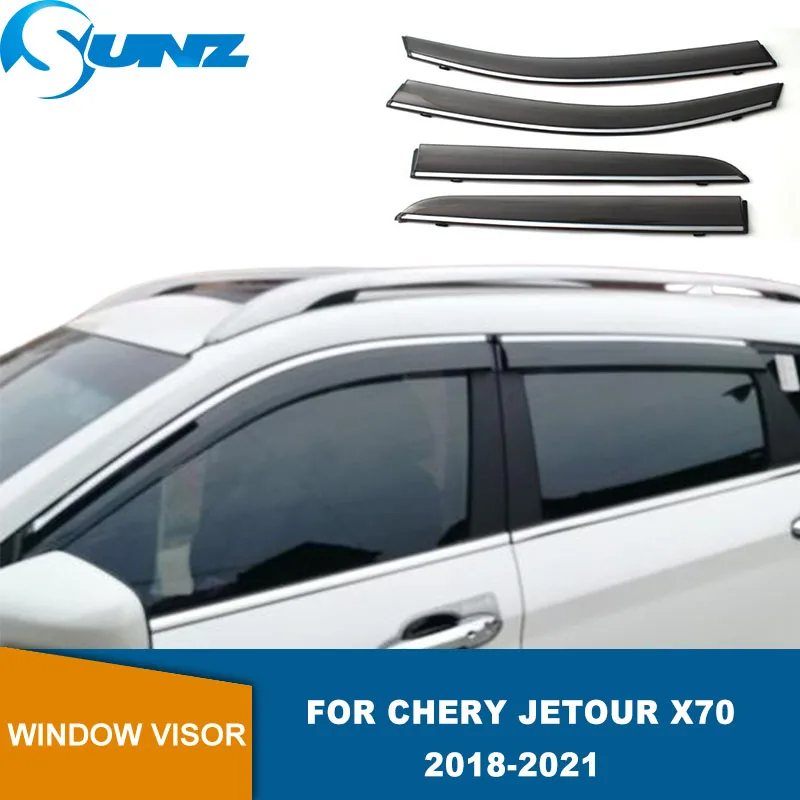 

Side Window Deflector For Chery Jetour X70 / X70S / X70 Coupe 2018 2019 2020 2021 Car Window Shield Sun Rain Deflector Guards