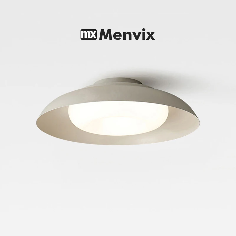 

Menvix Creative Led Ceiling Lights White Acrylic Lamps For Bedroom Living Dining Room Aisle Indoor Daily Lightings Home Fixtures