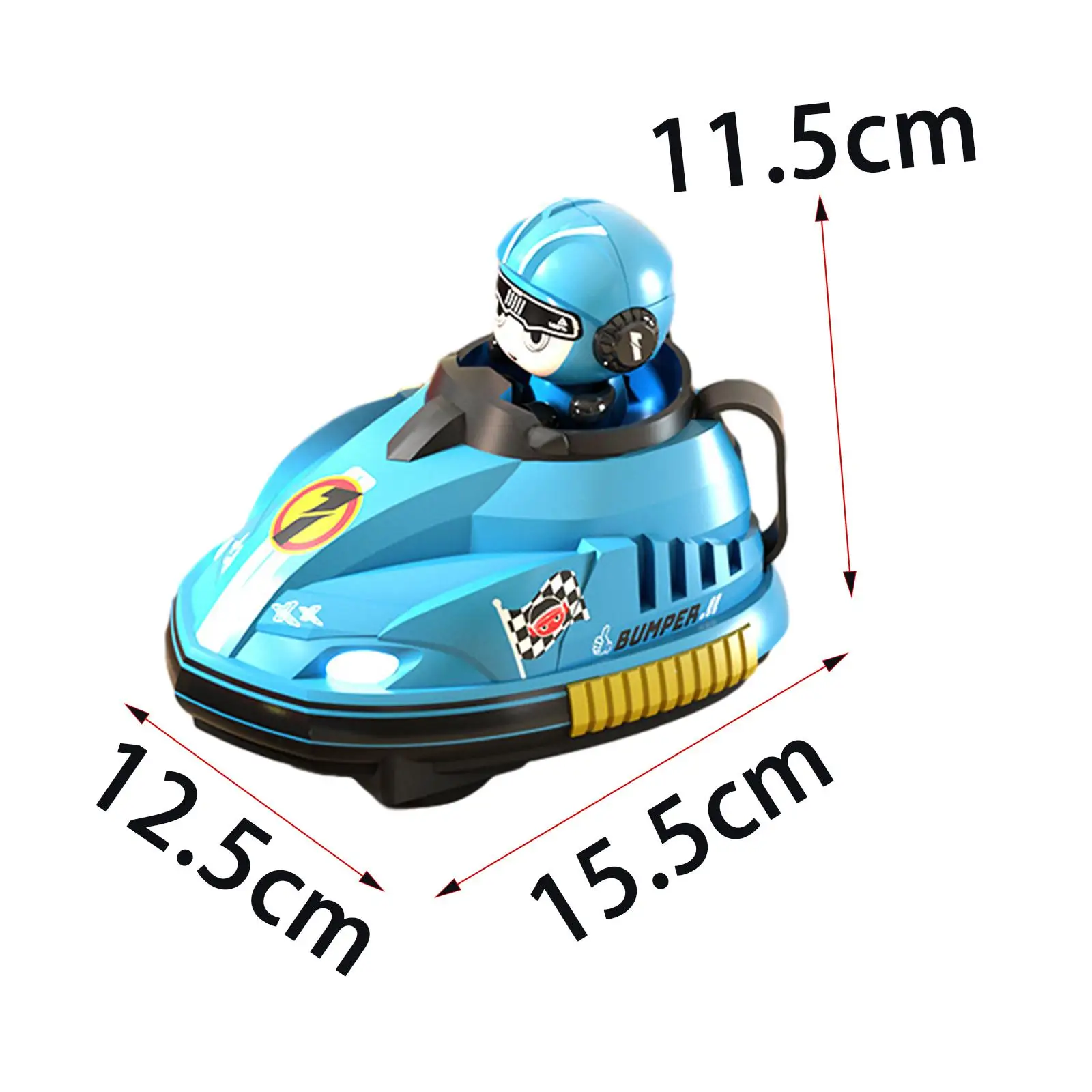 RC Ejecting Bumper Car Crash into Opponents Sturdy RC Battle Race Car Set for Children Ages 6 and up Kids Adults Holiday