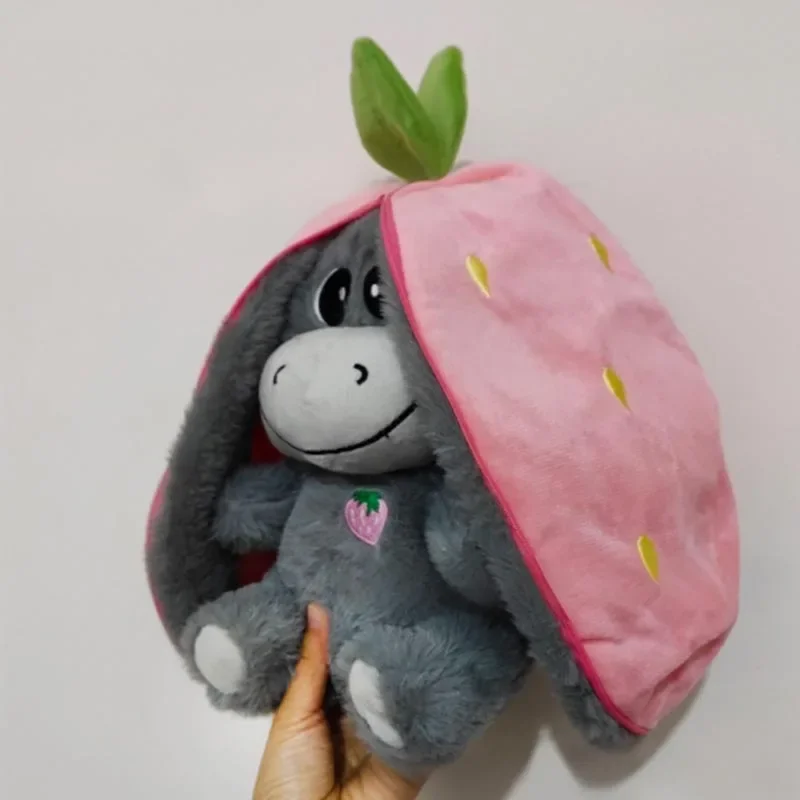 Peluche Burro Fruta Que Respira – Sleep Buddy Con Luces, Música Y Movimiento Realista, Juguete Calmante Con Sonidos Relajantes Para Bebés