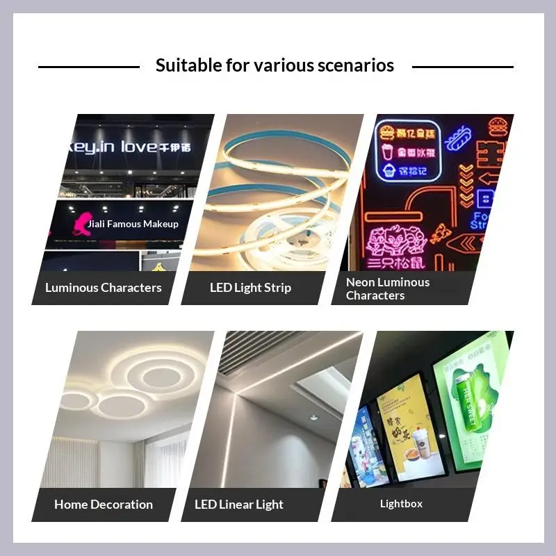 LED Dimmer Switch Brightness Adjustable Controller Energy Saving for Single Color LED Light Car RV Camping Trip Use