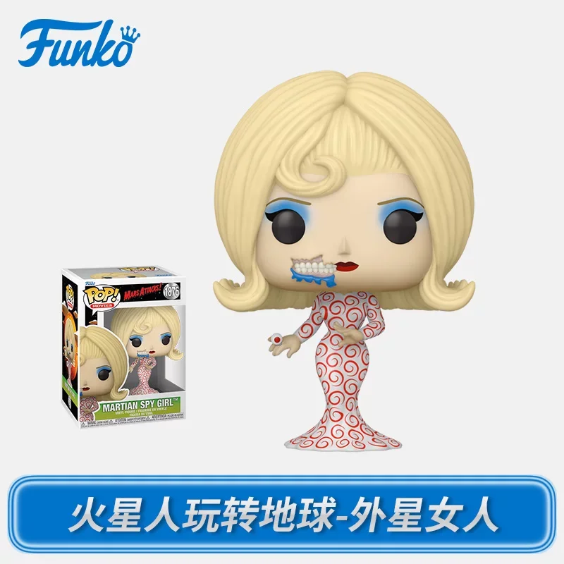 Funko Pop Mars Attacks verzamelbare actiefigurenset, filmaccessoire, bureaubladdecoratie, cadeau voor volwassen fans