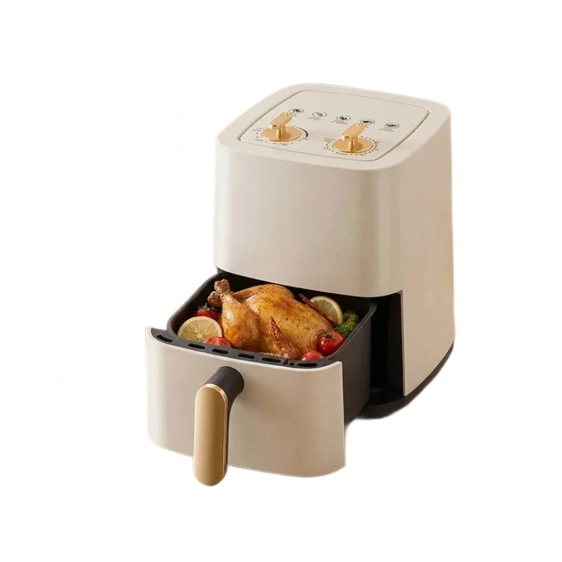 Household Large Capacity Air Fryer, Smart Timing Visible Design, Fully Automatic Multifunctional Smokeless Cooker