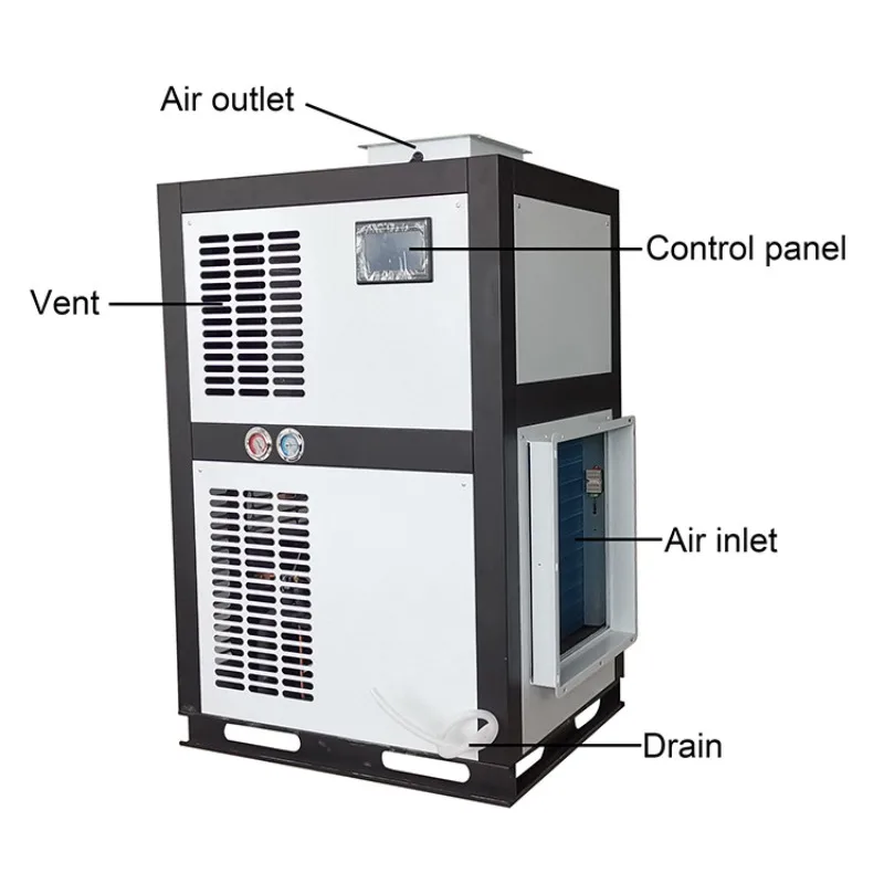 High temperature resistant dehumidifier 55 ℃ wood food seafood dehumidifier
