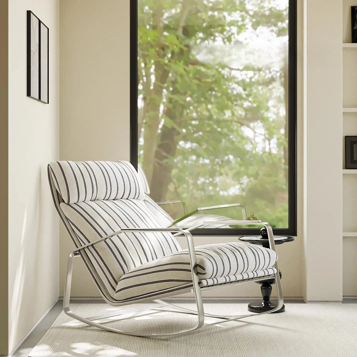 

Leisure chair living room single sofa designer wabi sabi medieval chair simple balcony single sofa chair