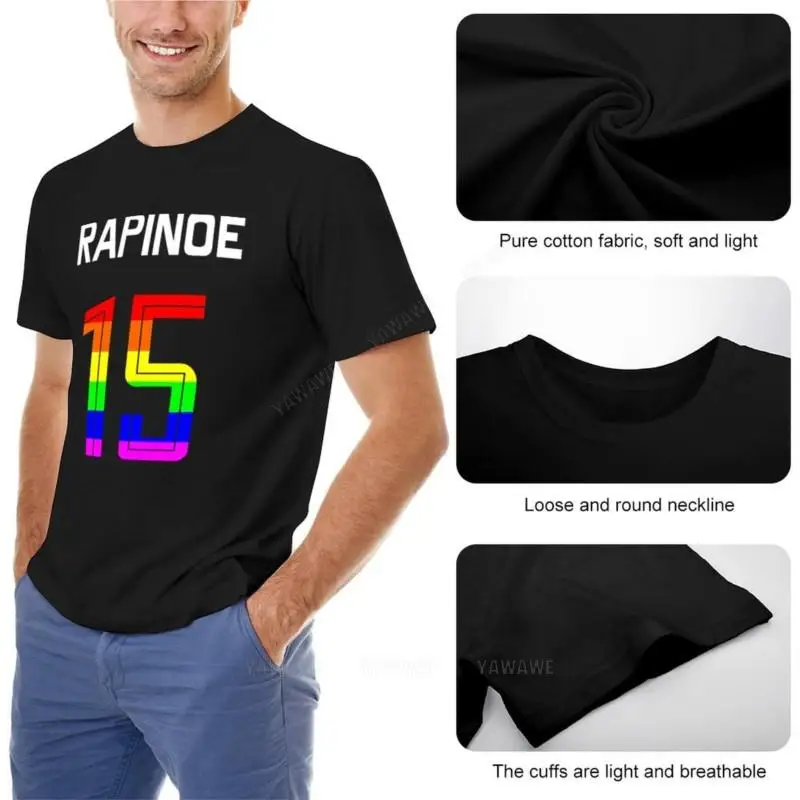 Megan Rapinoe - Pride 15 Back Side Print T-Shirt boys white t shirts T-shirt short mens t shirts