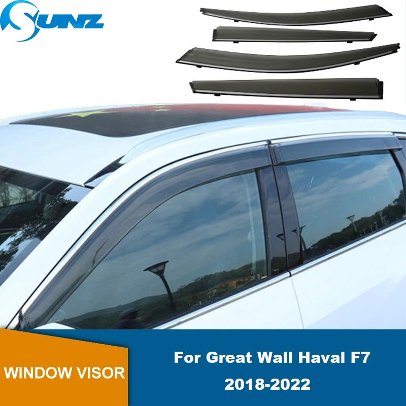 

Window Visor For Great Wall Haval F7 2018 2019 2020 2021 2022 Door Visor Weather shield Weather Shield Sun Rain Guards SUNZ