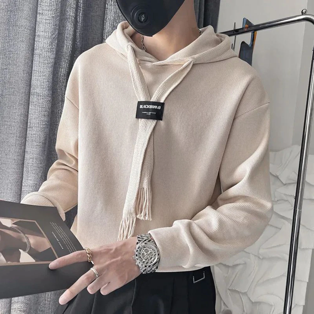 

Y2K Mens Hoodie Ins Trendy Aesthetic Photosoot Hooded Autumn Casual Streetwear Korean Style Pullover Men's Clothing Unisex 2024