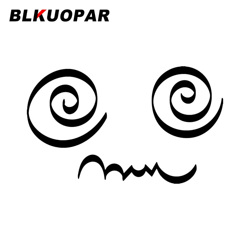 

BLKUOPAR Cute Face Expressions Car Stickers Scratch-Proof Personality Funny Car Styling Waterproof Creative Sunscreen Decoration