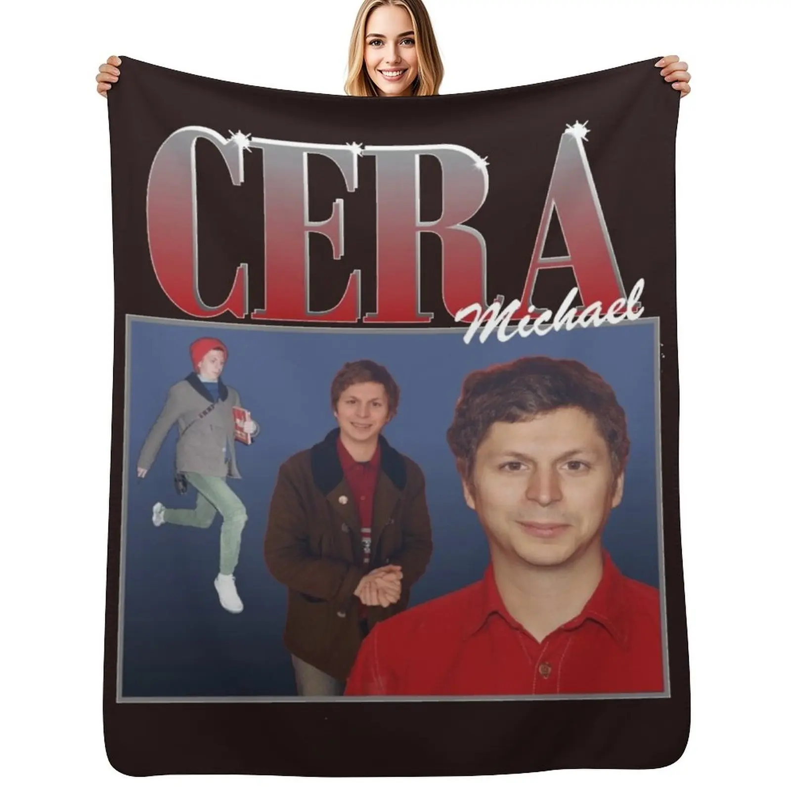 

michael cera Classic T-Shirt Throw Blanket Decorative Throw Winter beds Sofa Throw Blankets