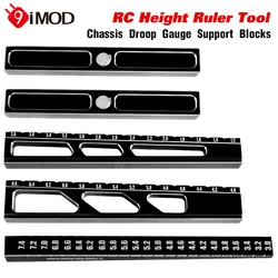 9IMOD RC Height Ruler Tool or Chassis Droop Gauge Support Blocks Chassis Measureing Setting Gauge Set-UP Kit for 1/10 RC
