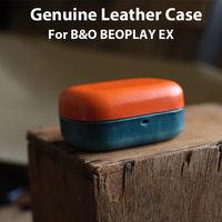 Genuine Leather For B&O Beoplay EX Case Luxury Real Leather Custom Made Handmade Cover Bluetooth Earphone Cases