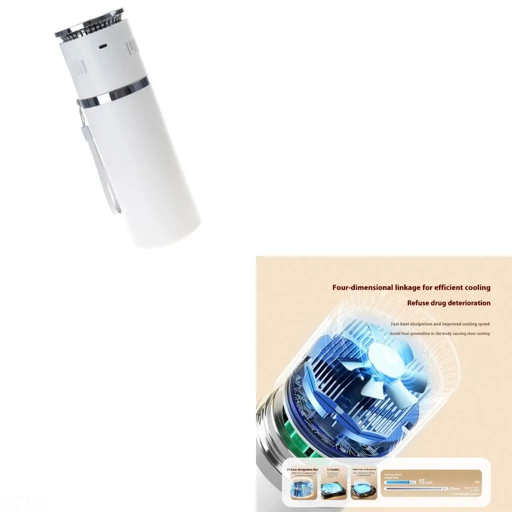G7NA Automotive Coolers Cup Type C Fast Charging 800ml Capacity Refrigerated Cup