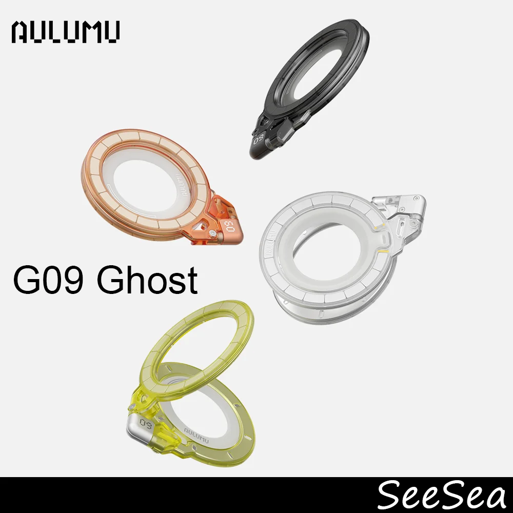 AULUMU G09 Ghost Transparente Infinito 360 °   Suporte Magnético para Telefone G09T
