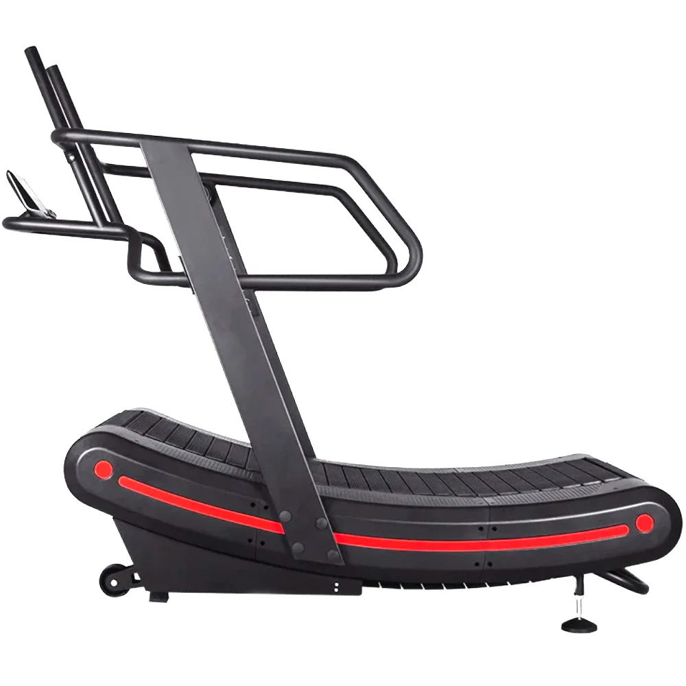 Hot Selling Non Powered Mechanical Running Machine Gym Home Unassisted Curved Treadmill For Walking