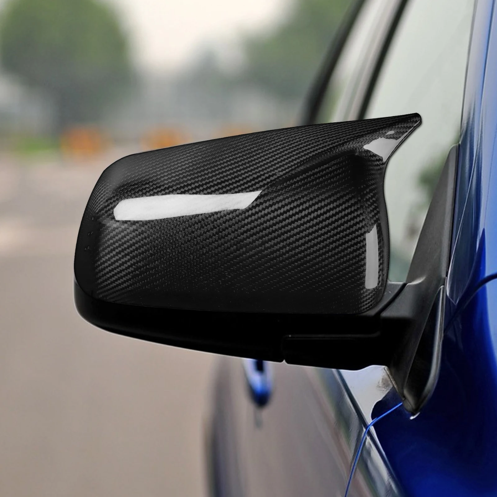 For Mitsubishi Lancer Evolution EVO X 10th 2008-2016 Real Carbon Fiber Rearview Mirror Cover Trim Car Decoration Accessories