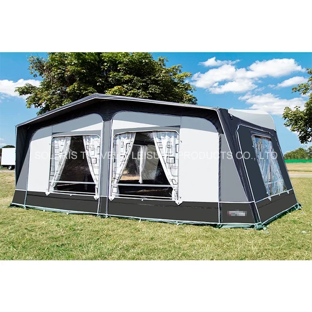 

Easy Setup 4 Season Waterproof Windproof Outdoor Tent Luxury Cabin Tent with Mesh & Doors