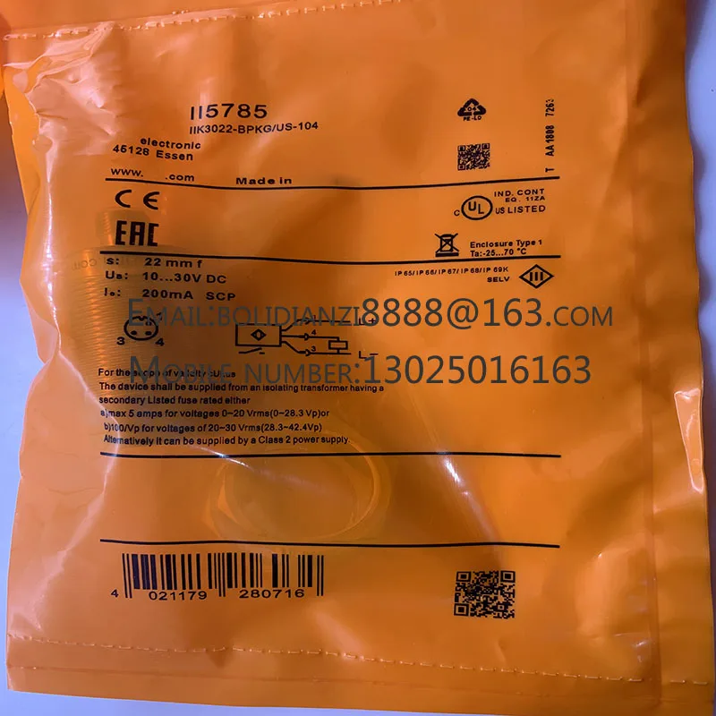 Nuevo sensor ultrasónico Original UC6000-30GM70S-IE2R2-V15 UC6000-30GM70S-2E2R2-V15 UC6000-30GM70S-UE2R2-V15