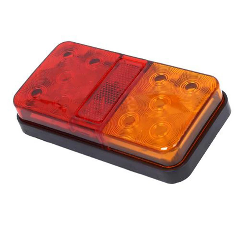1pc 12V 2W 10 LED 트럭 자동차 트레일러 후면 테일 라이트 중지 표시 등 미등 회전 신호 램프