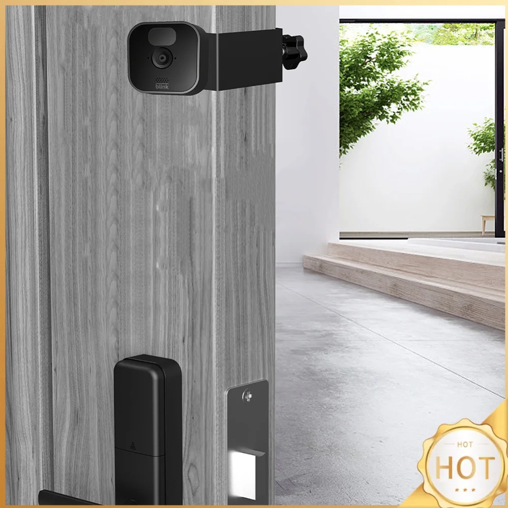Door/Gutter Mount 360°Adjustable Clip Clamp Mount Anti-Theft Camera Mounting Accessories No Drilling for Blink XT1/XT2