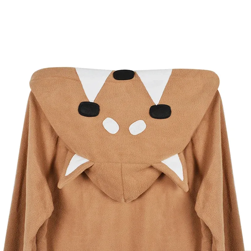 ss13Doge Muco هوديي كم طويل لطيف شيبا Inu الملابس الحيوان السببية مقنعين الخريف الشتاء الدافئة البلوز ثلاثية الأبعاد الكلب الأذن و Ta