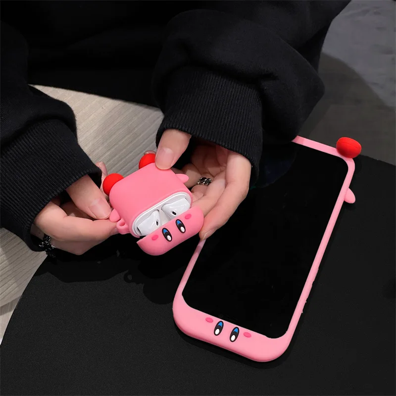 Funda de silicona para auriculares inalámbricos Airpods Pro1/2/3, con dibujos animados, decoración para niños y niñas