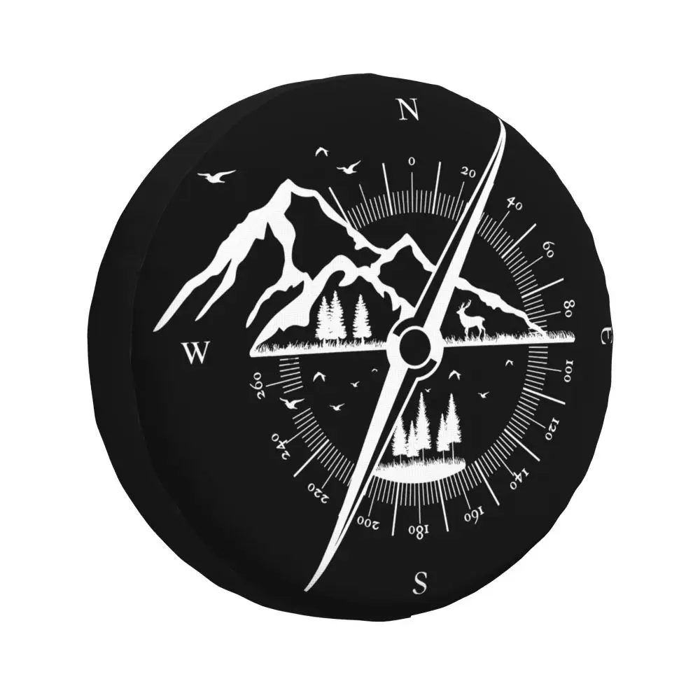 Customized Navigation Mountain Adventure Compass Toyota RAV4 Prado 4WD 4x4 RV Wheel Protector Spare Tire Cover