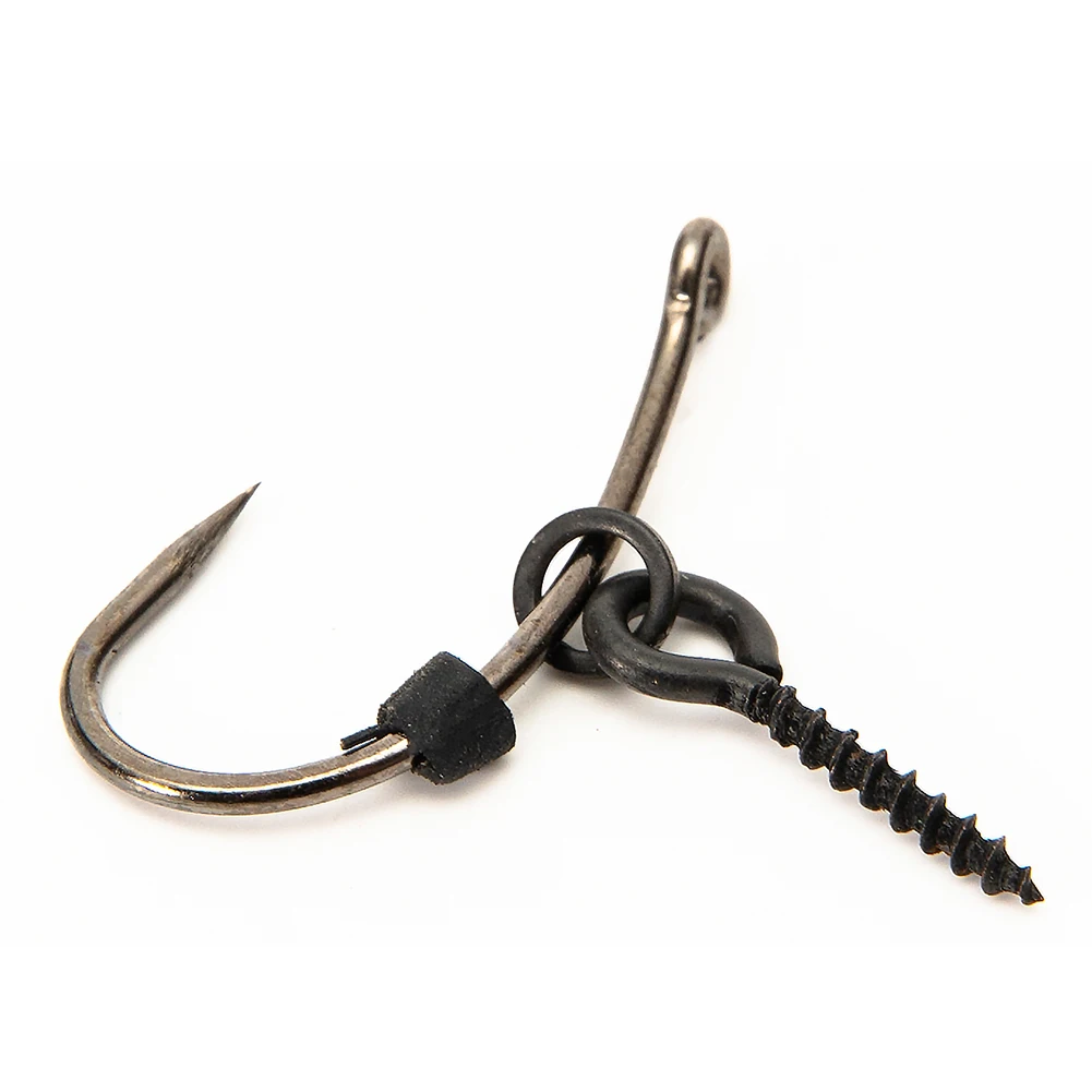 

Bait Screws High Quality Carp Stopper Set Hook Stops Beads & Boilies Bait Screw Peg Ronnie Rig X 70pcs