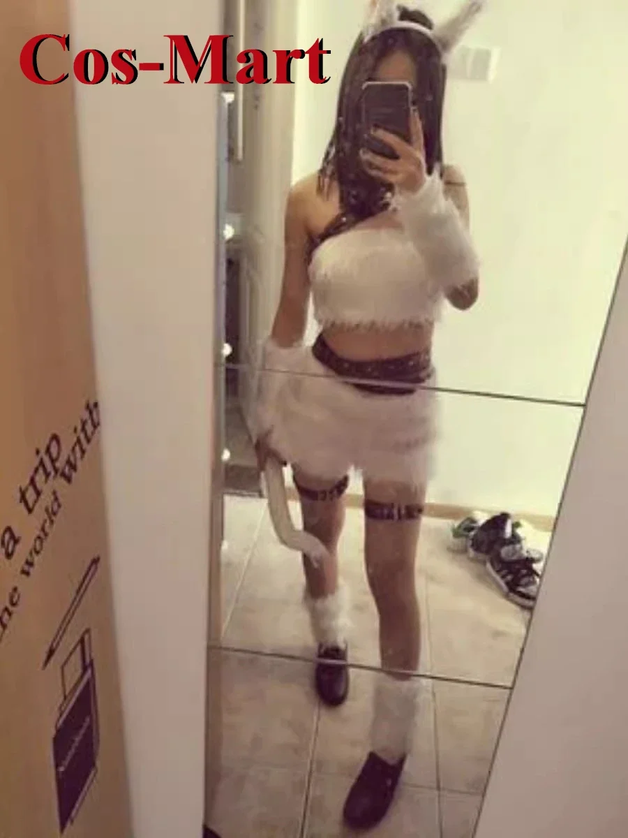 CosplayCos-Mart juego Katarina Du Couteau/la hoja siniestra disfraz Cosplay noche gato fiesta ropa de juego de rol Anime mujer Dr